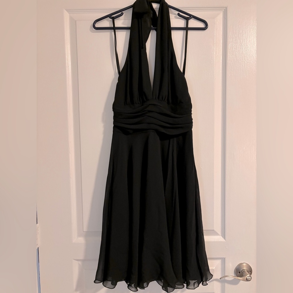 White House Black Market Halter Mini Party Dress